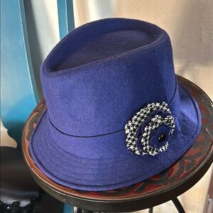 BLUE MAGID Fedora Hat